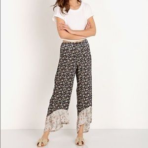 Anthropologie Lacausa Floral Boho Hippie Pant M